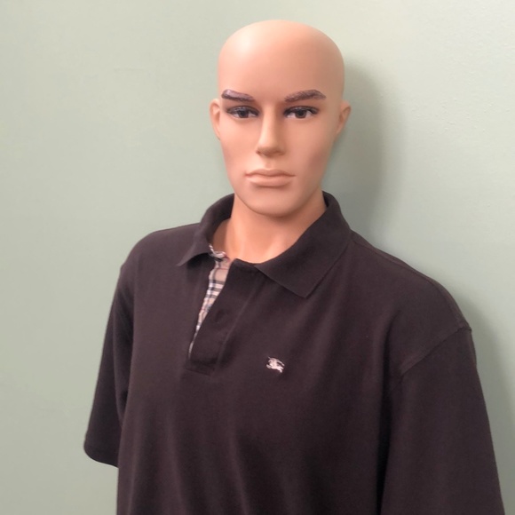 Burberry Men's Size XXL Brown Polo Shirt - Picture 2 of 9